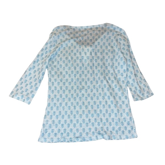 Cato Blue Tunic with 3/4 Sleeves and Relaxed Fit NWOT - Picture 4 of 4